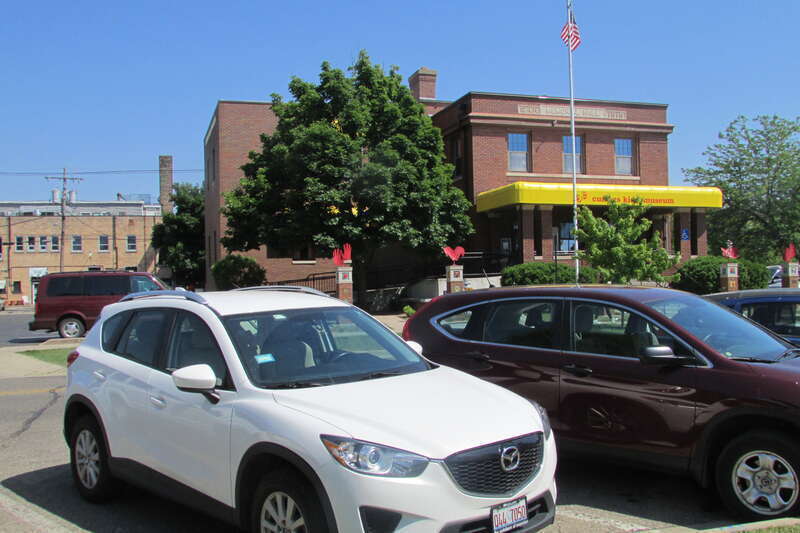 Curious Kids' Museum, 415 Lake Blvd, St Joseph, MI overlooking the bluffs.