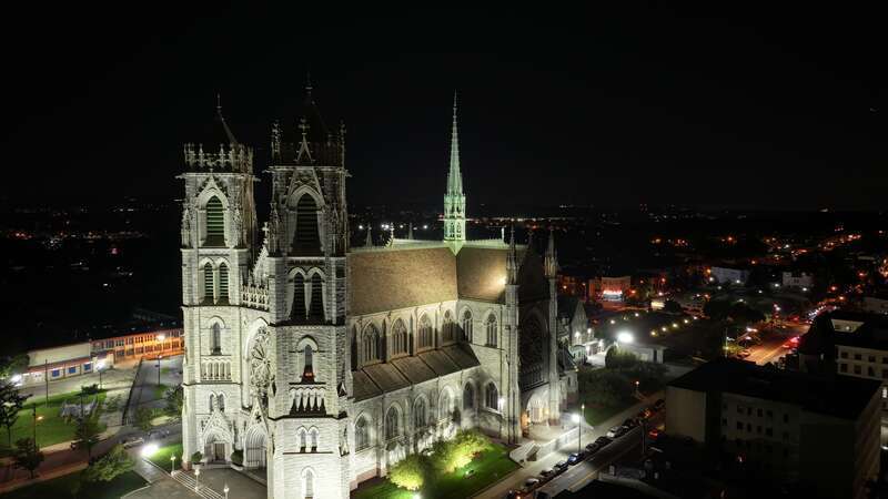 Cathedral Basilica of the Sacred Heart (Newark) as it appeared in 2023