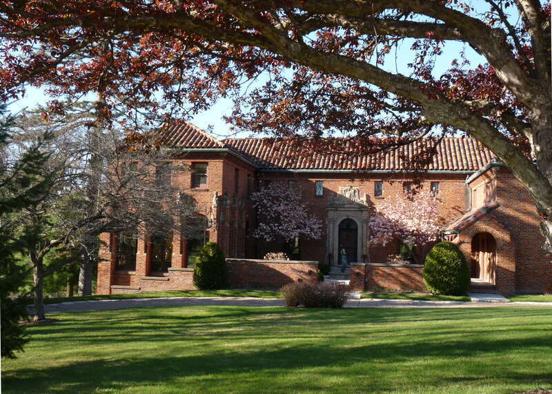 The D.C. Everest House in Wausau, Wisconsin was designed by Eschweiler and Eschweiler in English-Spanish Baroque style and built form 1925 to 1928.  Everest was the general manager of Marathon Papers.  Today the house is listed on the National