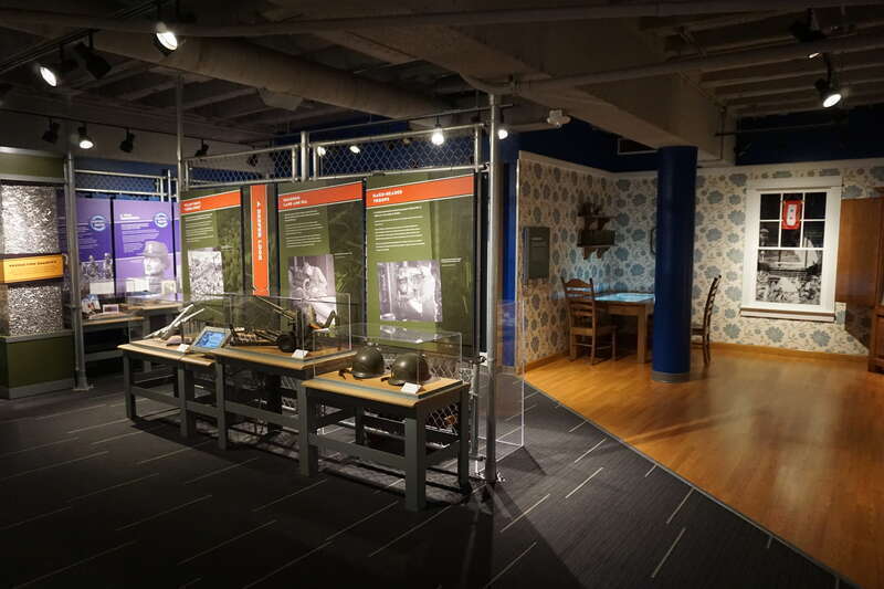 Detroit: The Arsenal of Democracy exhibit at the Detroit Historical Museum in Detroit, Michigan (United States).