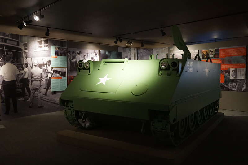 The Detroit '67: Perspectives exhibit at the Detroit Historical Museum in Detroit, Michigan (United States).