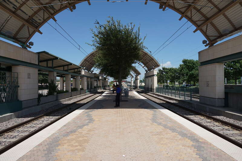 Downtown Garland Station in Garland, Texas (United States).