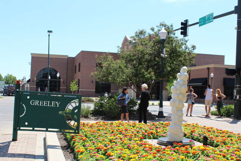 The 9th Street Plaza in Downtown Greeley, Colorado. (8th Ave &amp;amp; 9th Street)