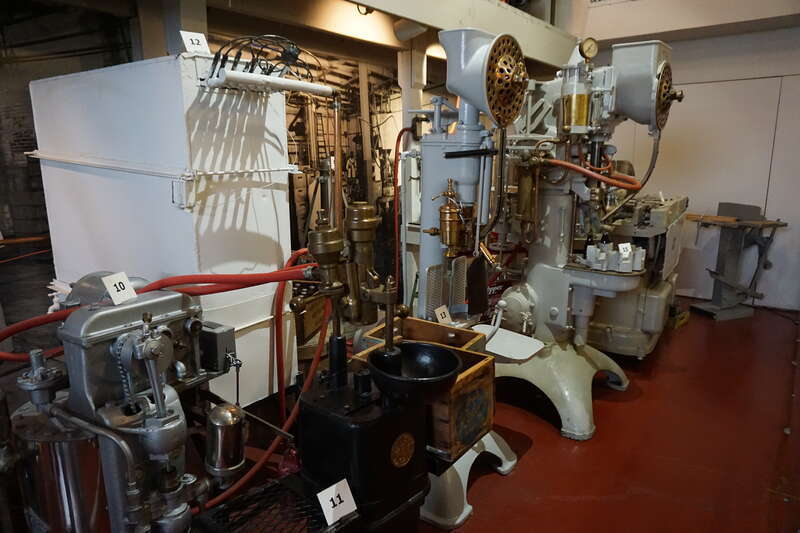 Soft drink manufacturing equipment at the Dr Pepper Museum in Waco, Texas (United States).