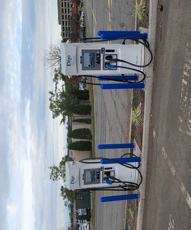 EV Go Charger at Menlo Park Mall