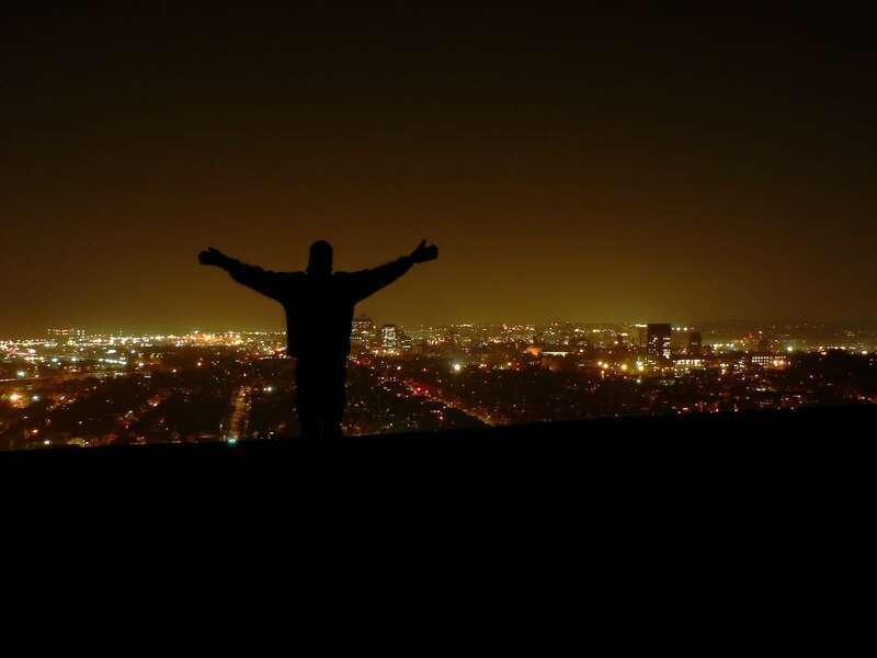 I love hiking in the dark. I climbed up East Rock and shot until my fingers went numb - this is one of the last I was able to take.