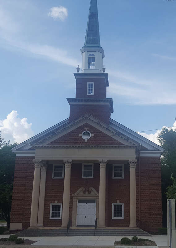 Facade of the Cherry Hill Presbyterian Church Dearborn, Michigan