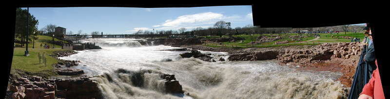 This panoramic view was stitched together from 16 overlapping shots.  I shot this on a whim and didn't bring the correct equipment to shoot this.  As a result, I missed two or three shots in the upper right hand corner of the panoramic view.  I still