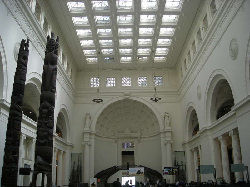 The interior of the Field Museum of Natural History in Chicago, Illinois (United States).
