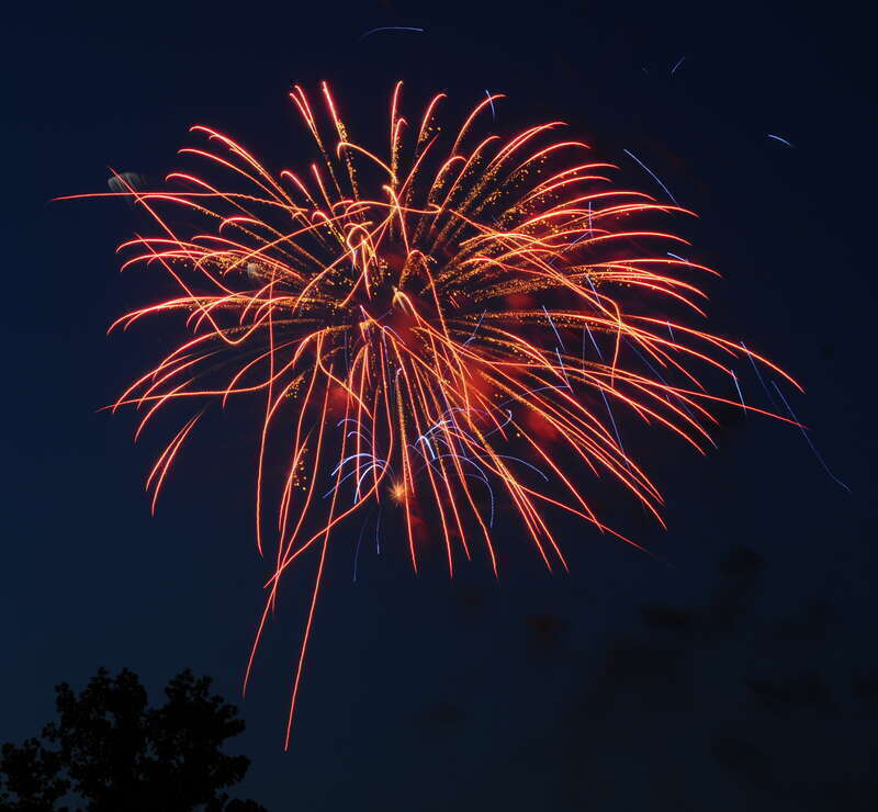Fireworks at Carmel Festival, Indiana