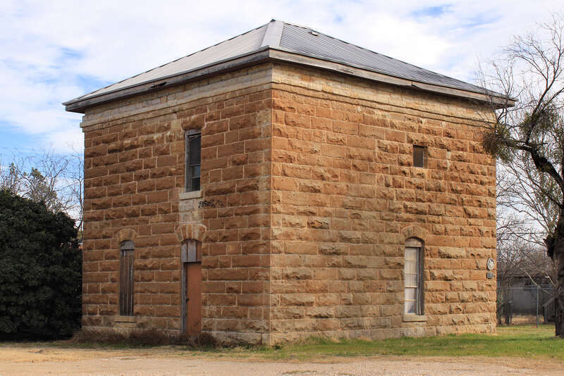 The first Callahan County Jail located in Baird, Texas, United States. Built in 1878, the jail was designated a Recorded Texas Historic Landmark in 1965.