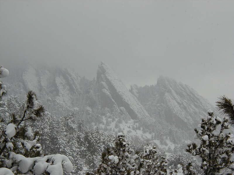Flatirons snow 2005