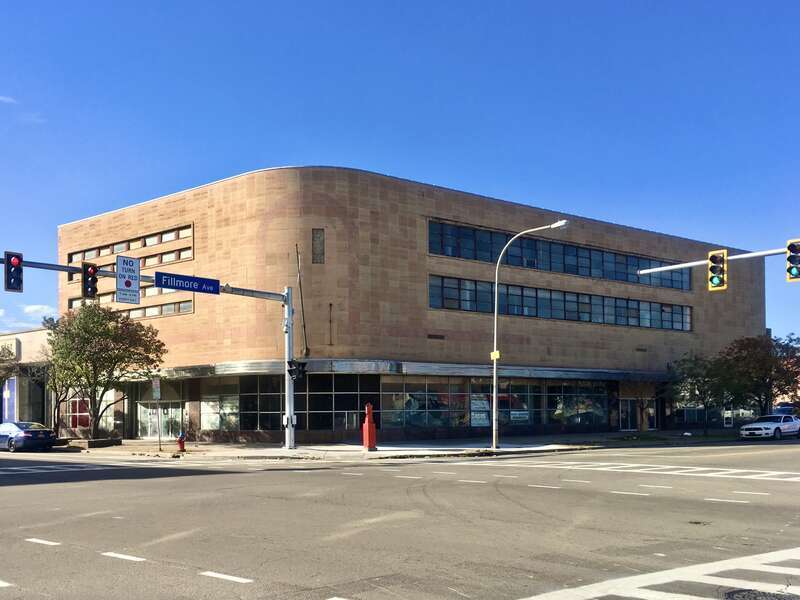 The former Eckhardt's/Kobacker's Department Store, 950 Broadway at Fillmore Avenue, Buffalo, October 2019. John Eckhardt and his wife Kate opened their dry-goods store in 1891 in the heart of Buffalo's Polish business district. They retired in 1920
