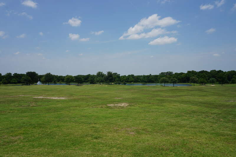 The pond at Frisco Commons in Frisco, Texas (United States).