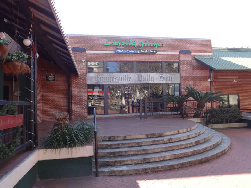 Gainesville Daily Sun, Liquid Ginger Asian Fusion and Sushi Bar, Gainesville, Alachua County, Florida