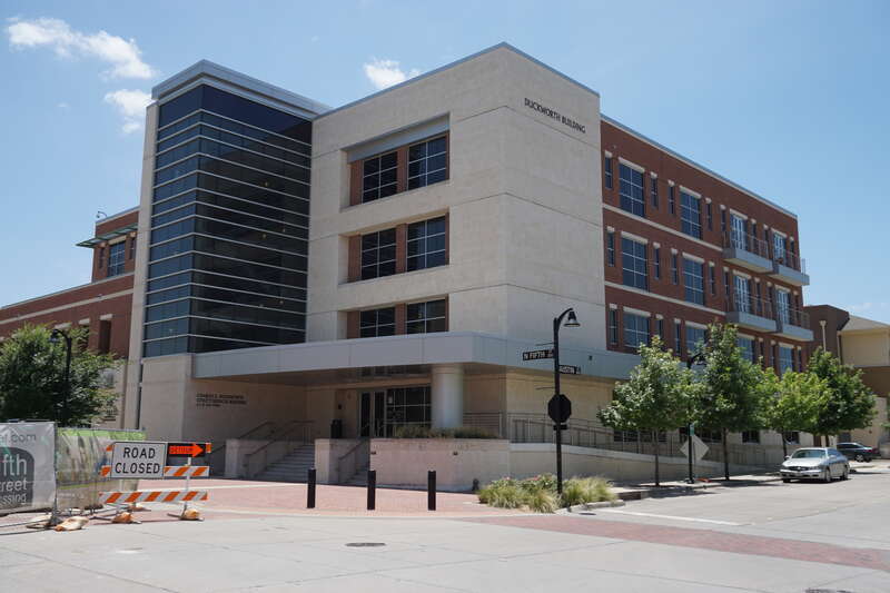 The Charles E. Duckworth Utility Services Building in Garland, Texas (United States).