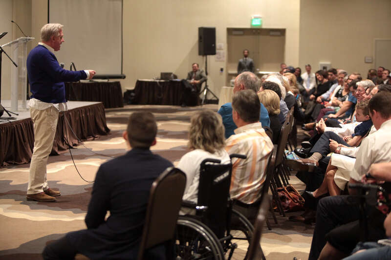 Glenn Beck speaking with attendees at an event titled &quot;An Evening Devotional on the U.S. Constitution&quot; in Mesa, Arizona. Please attribute to Gage Skidmore if used elsewhere.