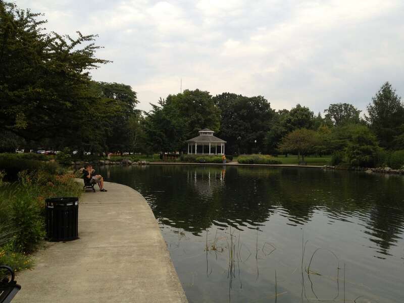Goodale Park lake and gazebo
