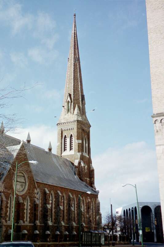 Grace Church, Utica, NY, side view