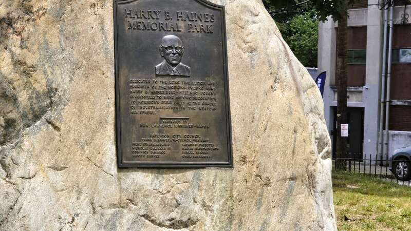 Harry B. Haines Memorial plaque