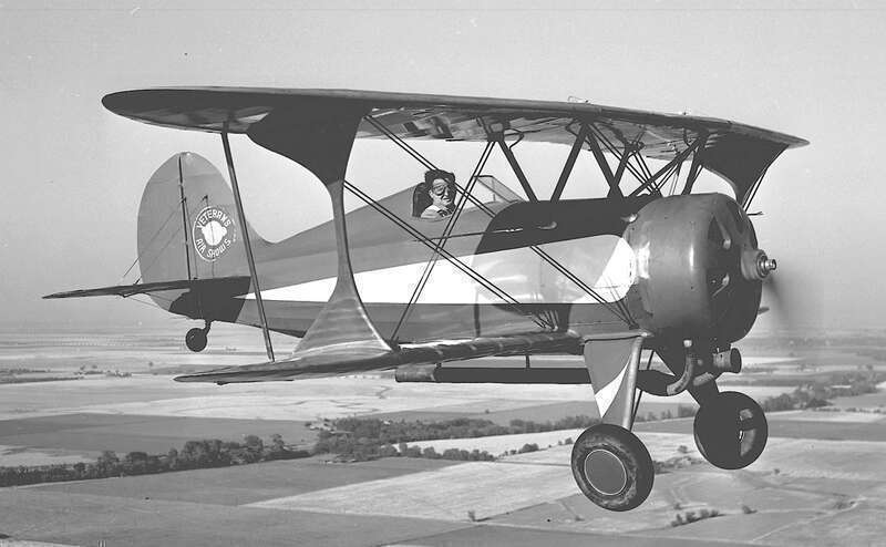 Modified by Roy Hunt of the Dallas Aviation School into a special acrobatic plane. This photo shows it when it was owned by Veterans Airshows of Sacramento, California in May 1947.