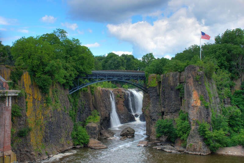Great Falls of the Passaic River in Paterson, New Jersey.