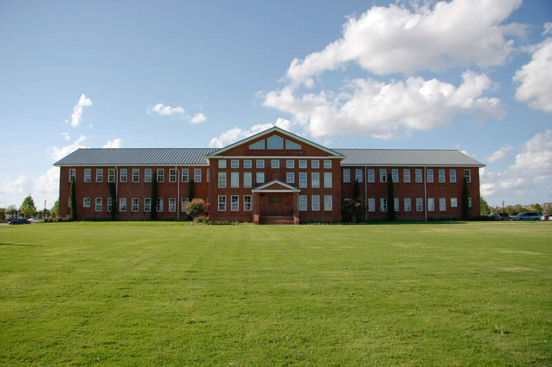 The Houston Museum of Natural Science Sugar Land, formerly &quot;Two Camp,&quot; a brick building of the Central Unit