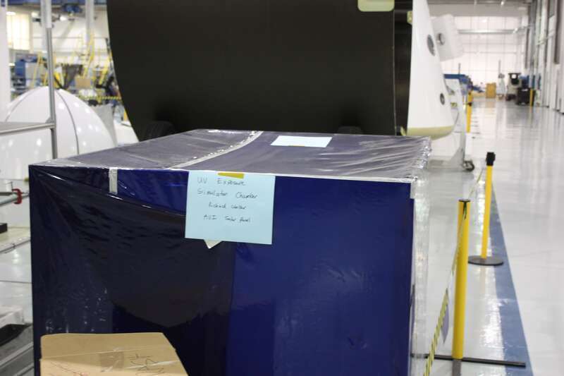 High tech UV lab test for the solar pannels