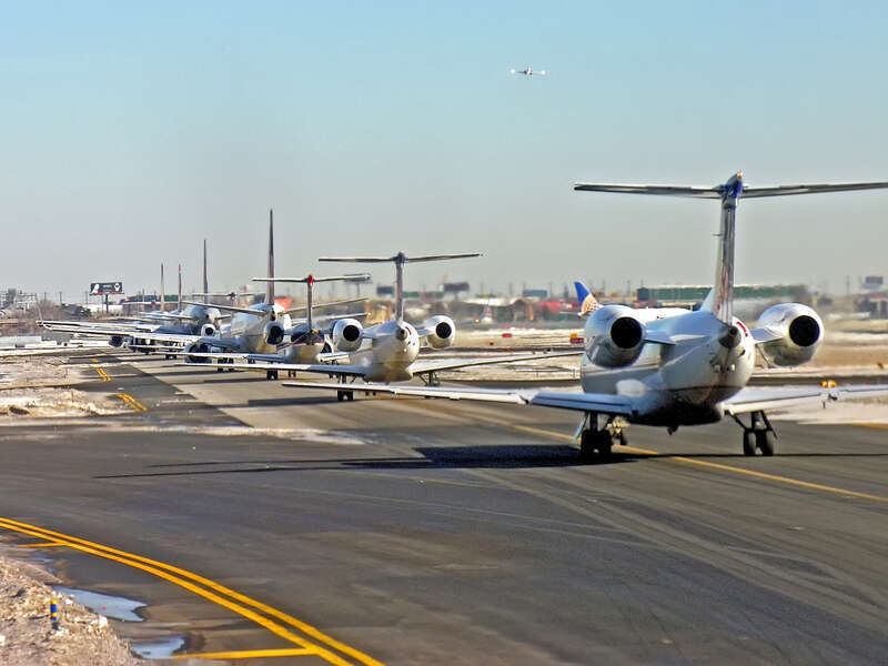 Leaving JFK airport on the way to Honduras.
