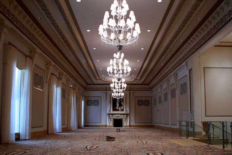 The finished Honoré Room in the Palmer House, Hilton...

This area used to be "the French Quarter"