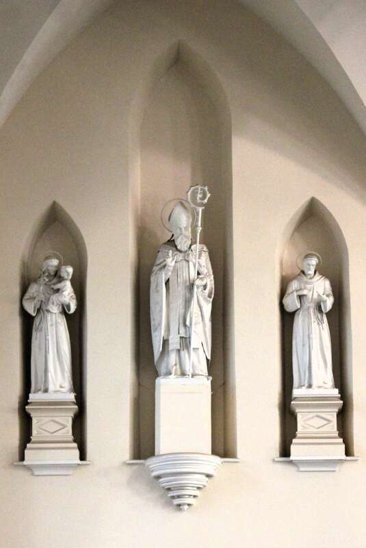 Statues in the Cathedral of the Immaculate Conception in Portland, Maine.