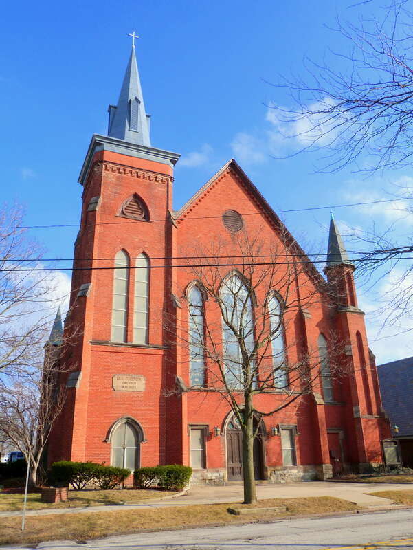 The historic Jefferson Avenue Methodist Church (built 1868), located at 306 South Jefferson Avenue in Saginaw, Michigan, United States, is listed as a contributing (&quot;pivotal&quot;) resource in the Saginaw Central City Historic Residential District. The
