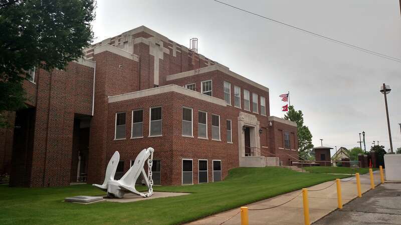 Rear of Craighead County Courthouse in Jonesboro, AR