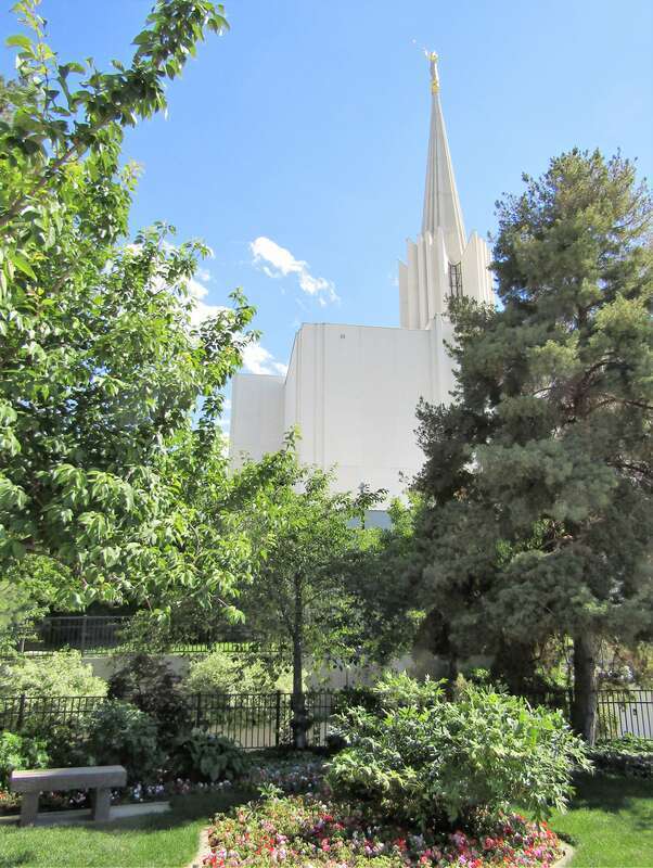 LDS temple in South Jordan, Utah.