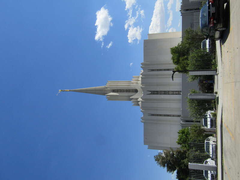 LDS temple in South Jordan, Utah.