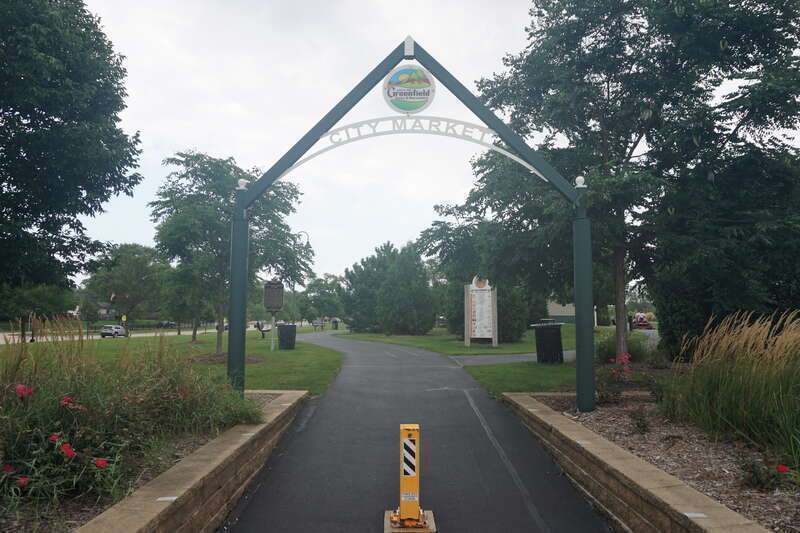The City Market in Konkel Park in Greenfield, Wisconsin (United States).