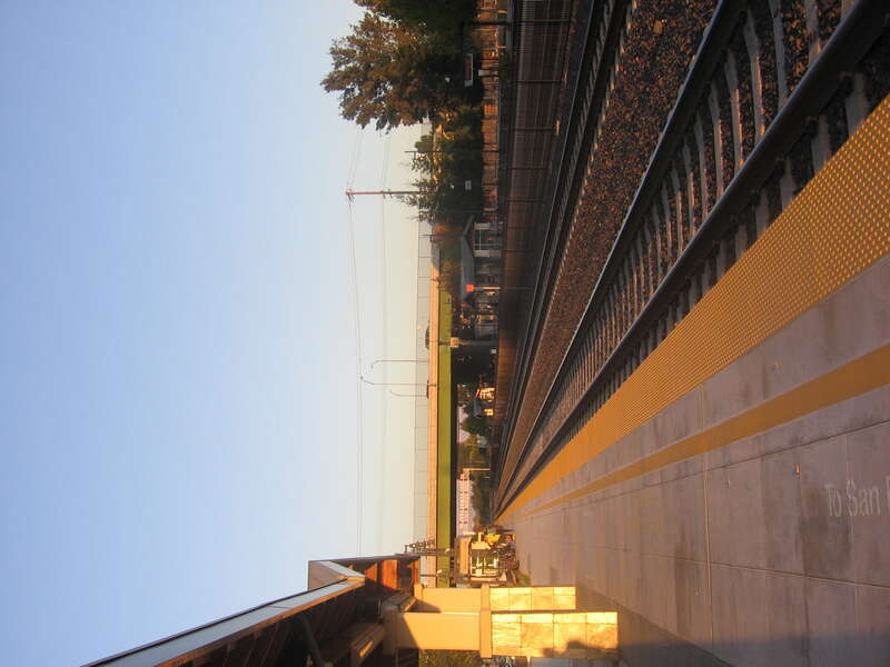 The Lawrence (Caltrain station) in Sunnyvale, California, USA.
