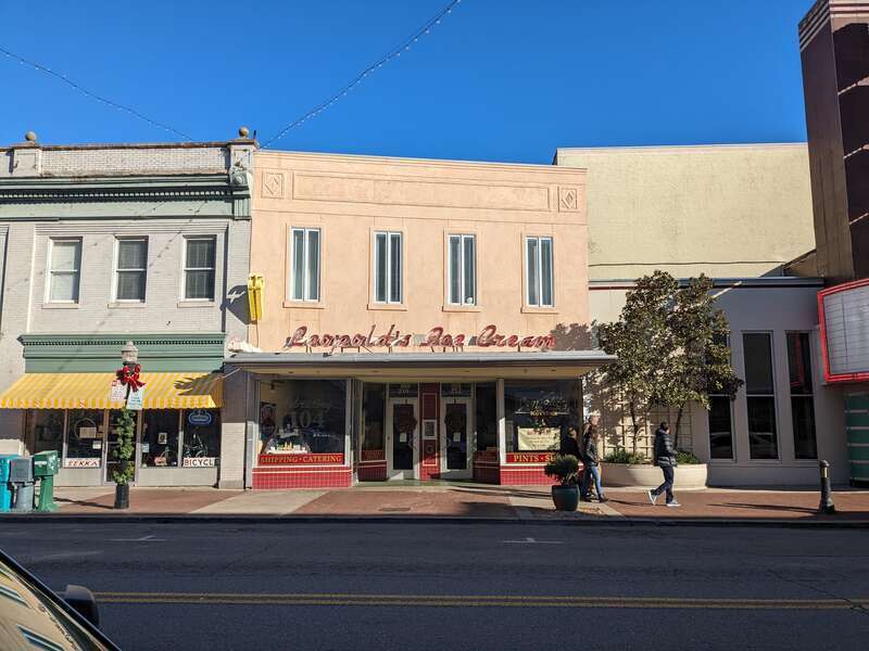 Leopold's Ice Cream at 212 East Broughton Street, Savannah, Georgia