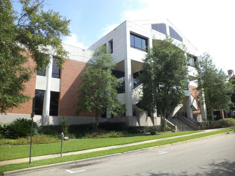 Leroy Collins Leon County Public Library from Park Ave angled, Tallahassee, Leon County, Florida