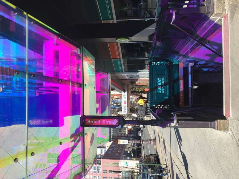 Lombard–South station - Entrance at South &amp;amp; Broad
Lombard south