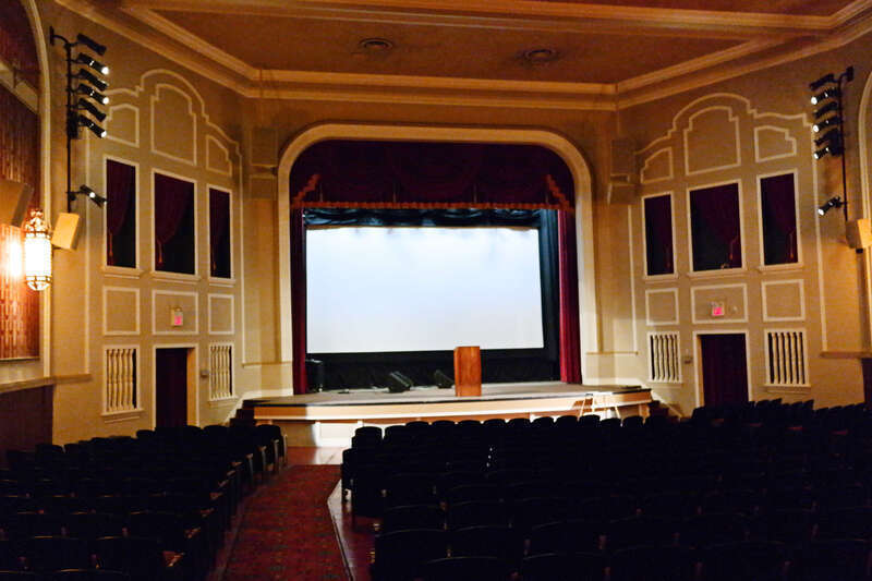 Inside the 1930 Lyric Theater in Blacksburg, Virginia