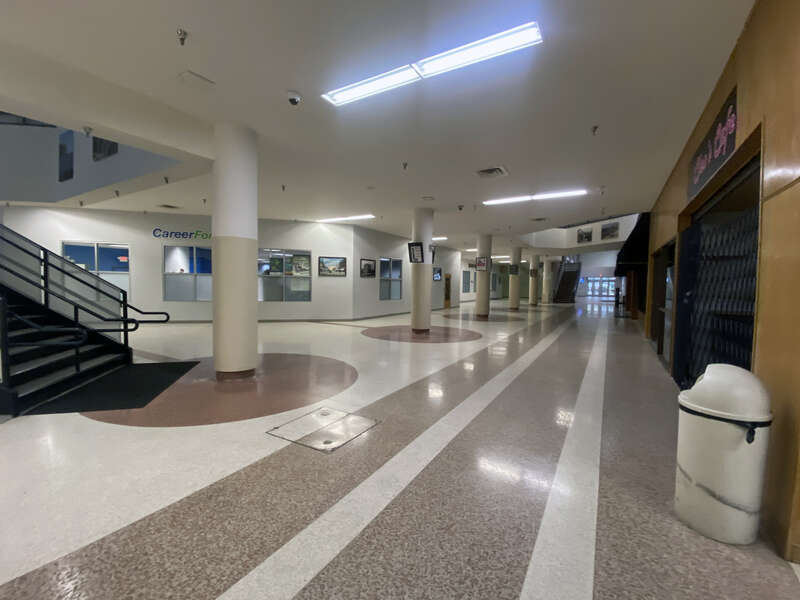 In 1978, in an effort to keep business downtown, the City of Mankato built a mall in the middle of Front Street, a commercial street in downtown to create &quot;Mankato Place Mall&quot;. The mall with its 1978 aesthetics, is a conglomeration of century-old