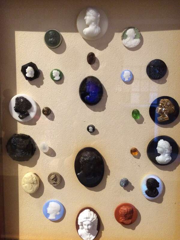 Cameo buttons from the collection assembled by Warren F. Kaynor for The Waterbury Button Company