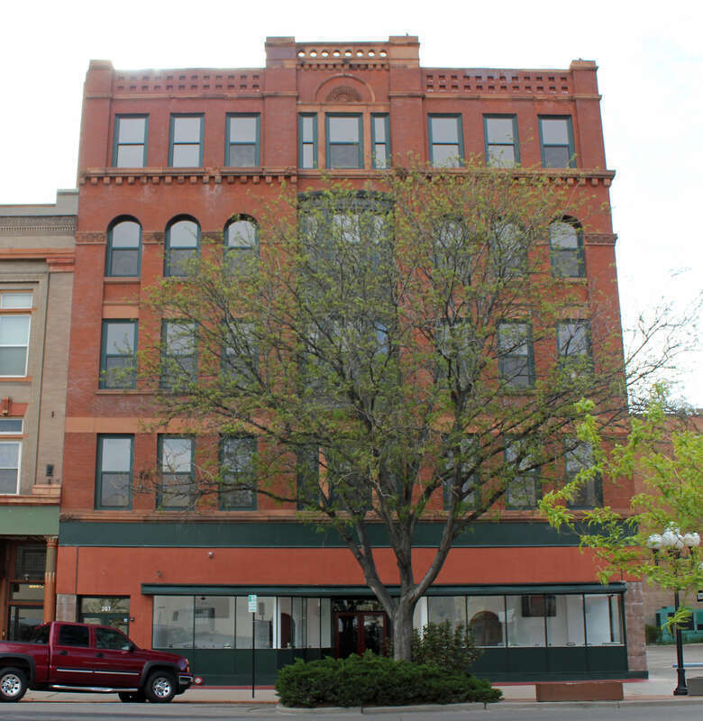 The Mechanics Building (Masonic Building), located at 207-211 North Main Street in Pueblo, Colorado. The property is listed on the National Register of Historic Places.