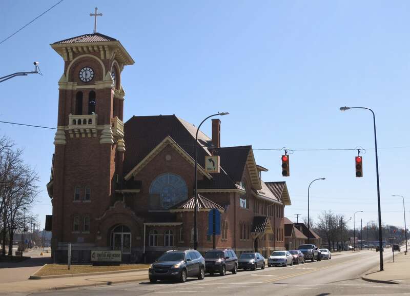 Methodism in Battle Creek historical marker