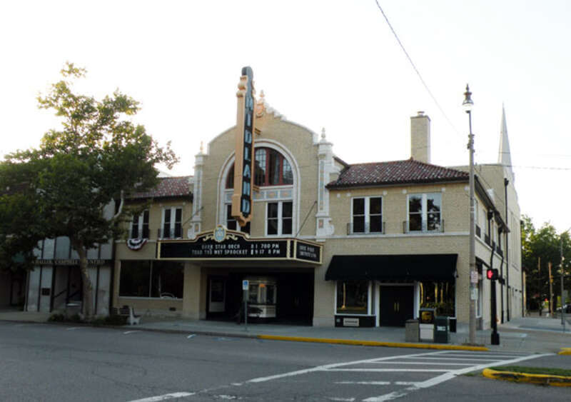 Picture of the Midland Theatre located at 36 North Park Place in the Newark Downtown Historic District of Newark, Ohio, on July 25, 2010.  The theatre was built in 1928.