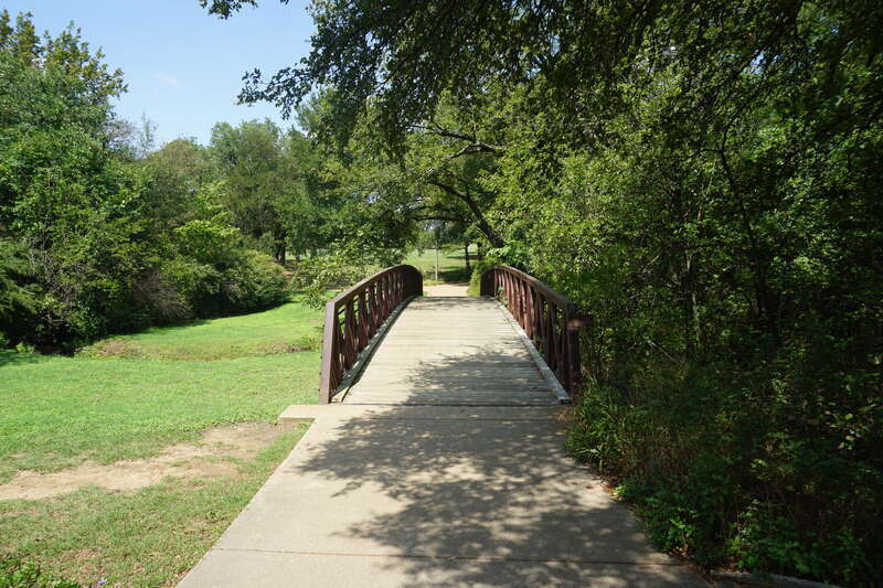 The Molly Hollar Wildscape at Veteran's Park in Arlington, Texas (United States).