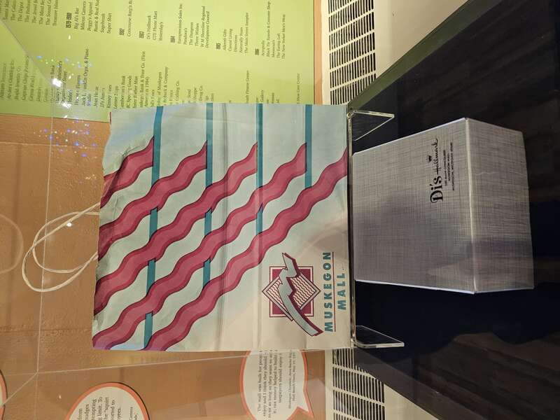 Bag from the Muskegon Mall at the Muskegon Museum of History &amp;amp; Science in Muskegon, Michigan