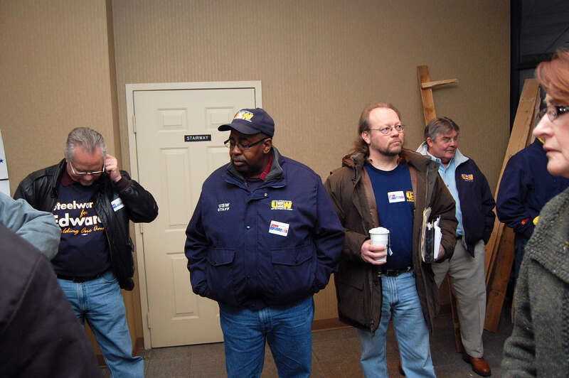 Getting ready to knock on doors