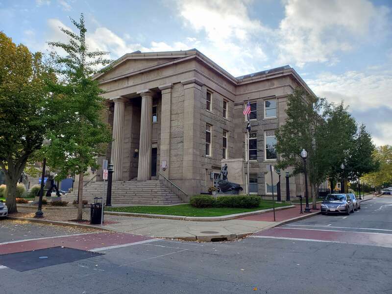 New Bedford Public Library in October 2020